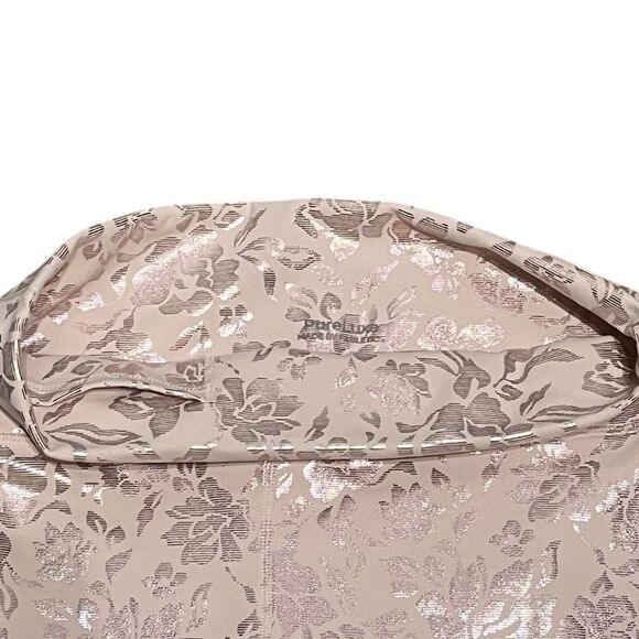 Fabletics Pure Luxe Metallic Rose Gold Pull On Leggings, Size M? - Picture 3 of 7